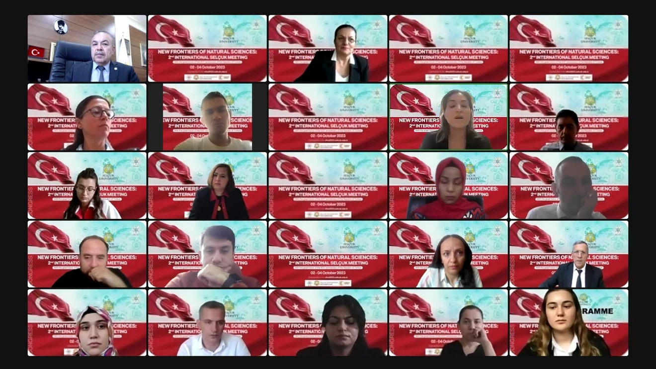 Selçuk Üniversitesi ev sahipliğindeki kongreye 13 ülkeden bilim insanı katıldı